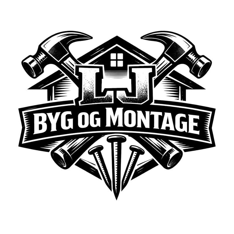 LJ Byg og Montage logo